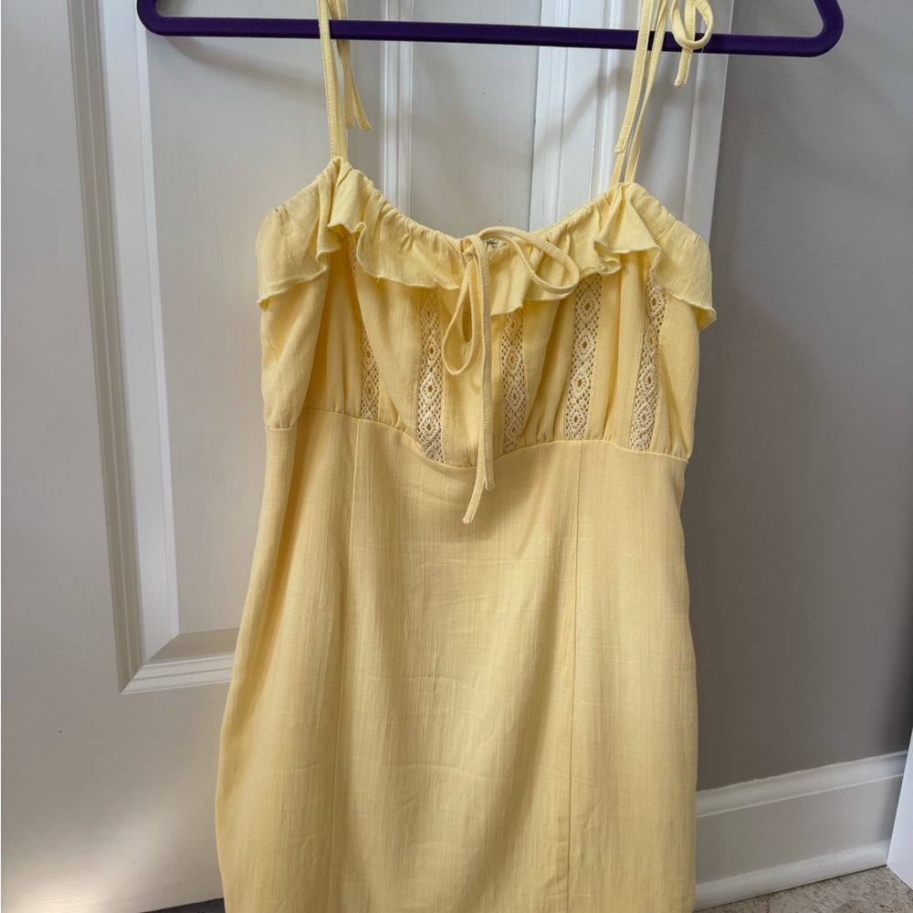 Forever 21 Light Yellow Dress